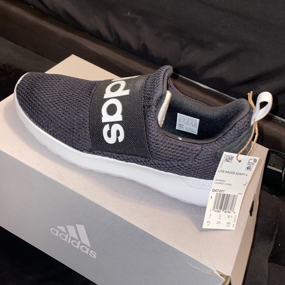 Black and White Adidas